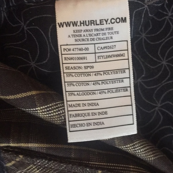 Hurley Men’s Shorts 36 - Picture 8 of 8